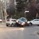 La foto – Incastro di auto tra via Marco Emilio Lepido e via della Salute
