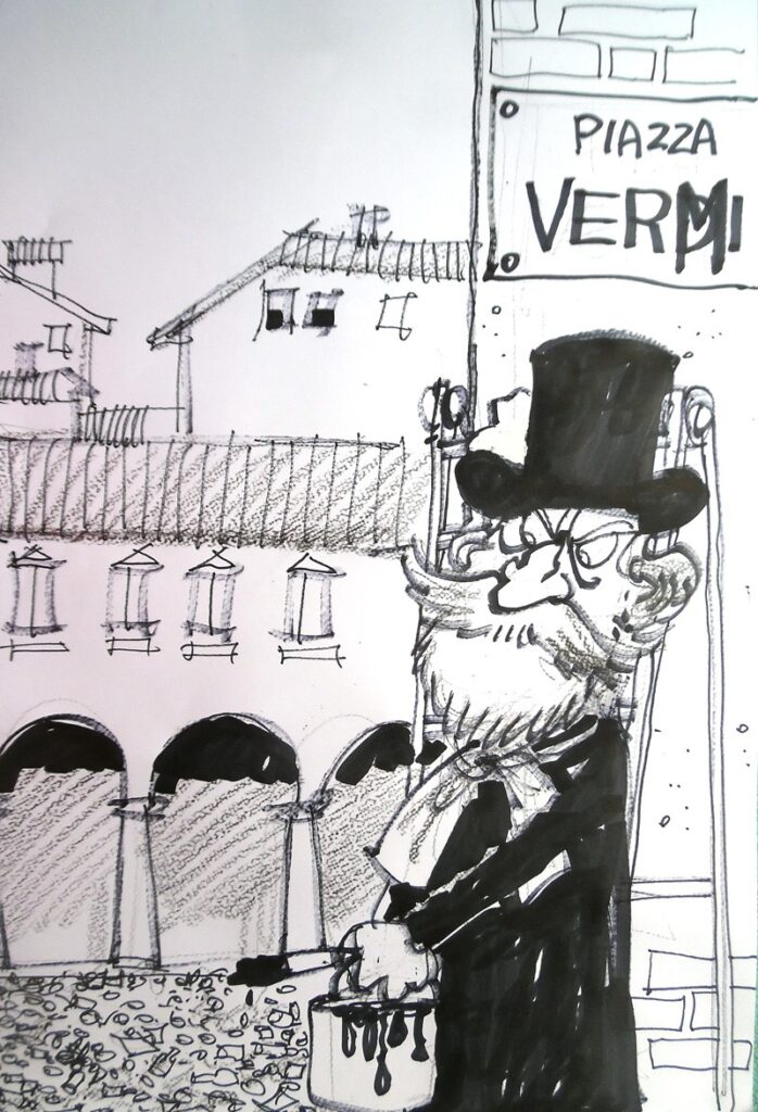 La vignetta sui fatti di Piazza Verdi