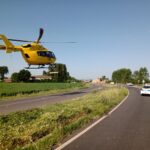 Scontro tra moto e auto a Cento di Budrio, grave 56enne