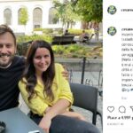 Cesare Cremonini su Instagram con Isabella Conti