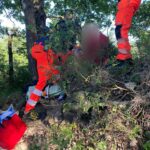 Pescatore si infortuna a Baragazza, interviene il Soccorso Alpino