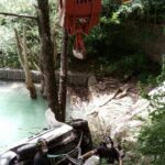 Furgone finisce nel lago di Suviana, intervengono i Vigili del Fuoco