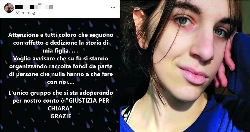False raccolte fondi per Chiara, il padre mette in guardia