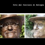 “Rubati” gli occhiali alla statua di Lucio Dalla