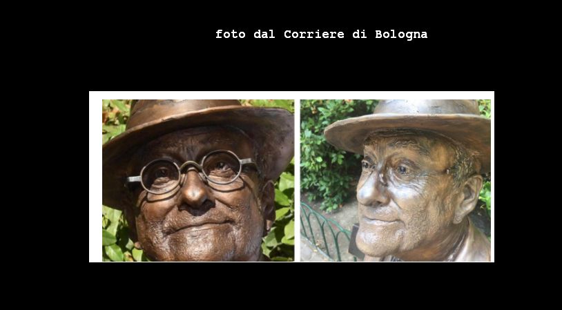 “Rubati” gli occhiali alla statua di Lucio Dalla