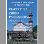 Riapre la chiesa di Villa d’Aiano