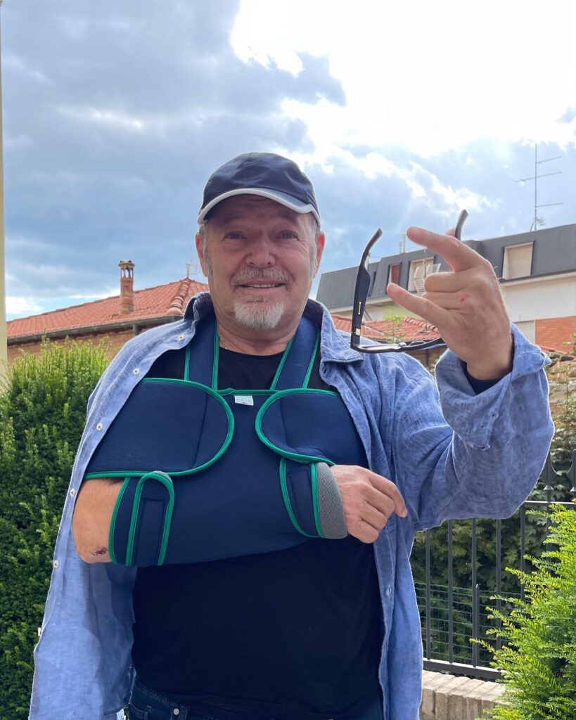 Infortunio per Vasco Rossi