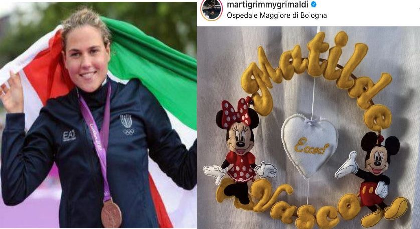 Martina Grimaldi neomamma di due gemelli