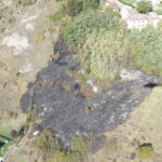 Incendio nei boschi a Gaggio Montano