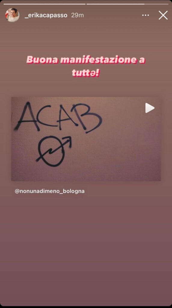 “All Cops Are Bastards” su profilo delegata della Giunta Lepore