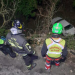 Marzabotto, auto in una scarpata: due giovani feriti