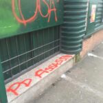 Imbrattato esterno del Circolo Pd al Navile, Mazzoni: ‘Atto vile’