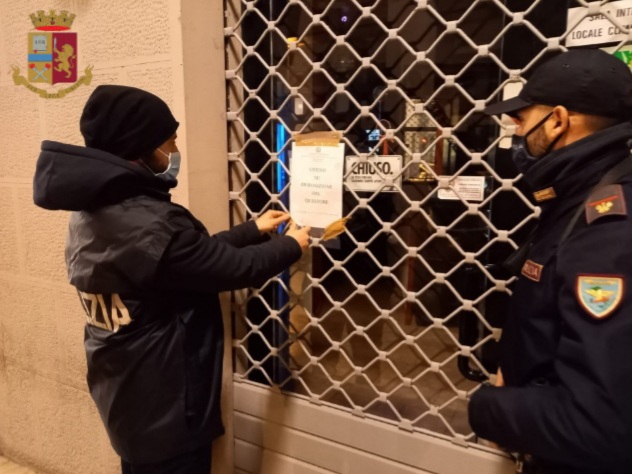 Questore chiude per 10 giorni bar in Bolognina