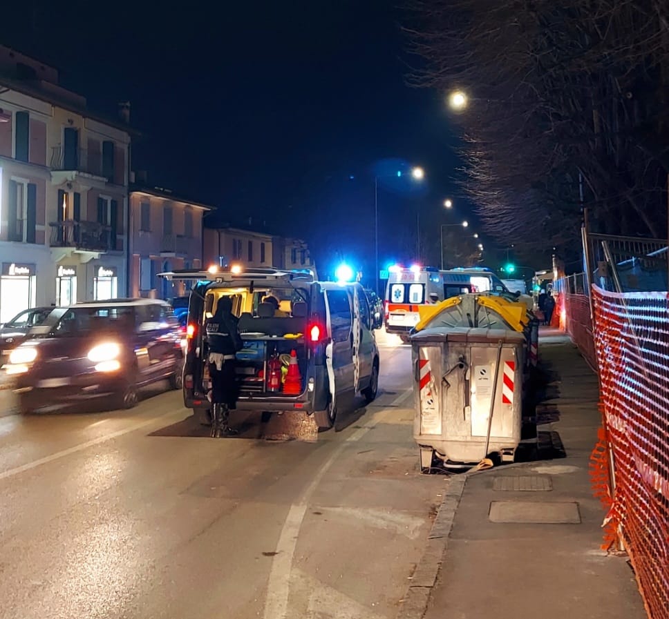Donna investita da un’auto in via Tosarelli a Castenaso