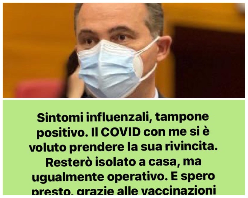 Positivo al Covid l’assessore Donini