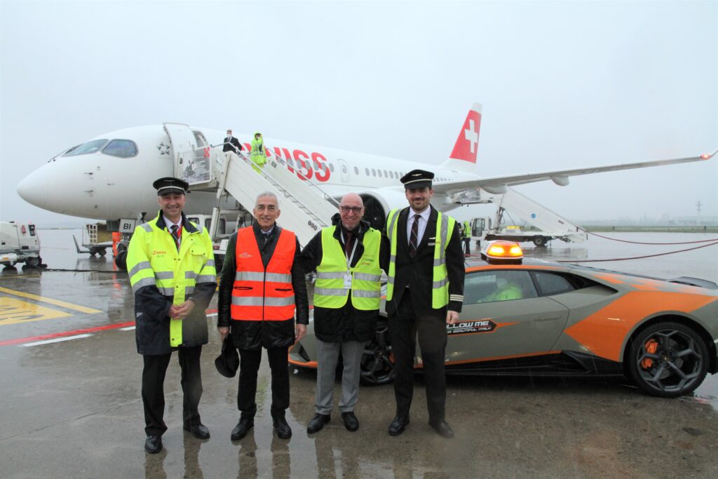 Un nuovo collegamento SWISS da Bologna a Zurigo ha preso il via oggi all’aeroporto Marconi
