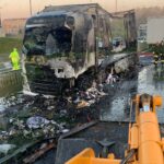 Incendio di un mezzo pesante in A14, traffico in tilt in mezza città