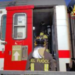 Incendio allo scalo ferroviario Ravone: a fuoco quadro elettrico