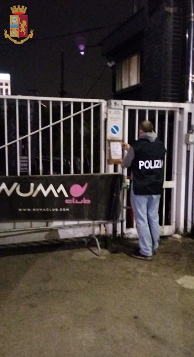 Liti e aggressioni tra clienti: il questore chiude il ‘Numa’ per 5 giorni
