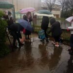 Maltempo: allagato vialetto delle scuole elementari 2 Agosto