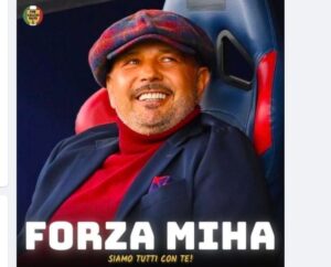 Mihajlovic, Zaki: ‘Quanto coraggio in lui, insegna a non perdere la speranza’