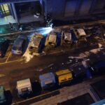 Rogo in via Beethoven: a fuoco quattro auto