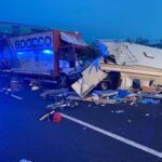 Scontro camion-camper in A14: bimbo di 9 anni ancora al Maggiore