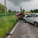 Castel Maggiore, frontale tra auto sulla Porrettana: tre feriti