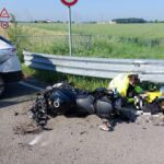 Schianto a Persiceto, grave un motociclista di 29 anni