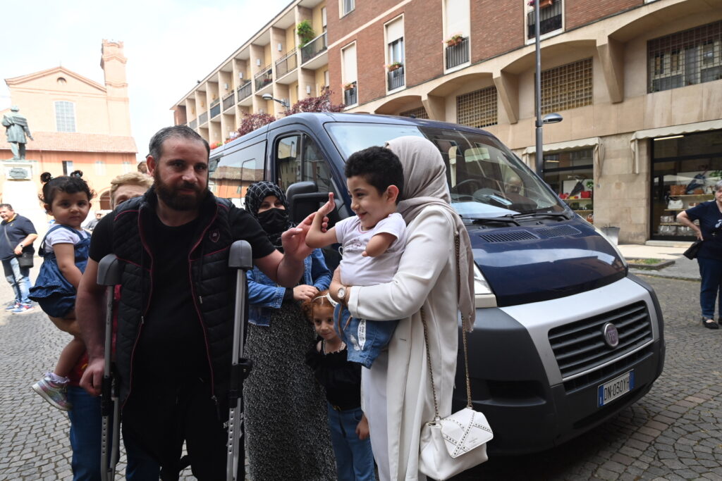 Mustafa e la sua famiglia sono arrivati a Budrio