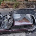 Auto a fuoco nella notte in via della Dozza