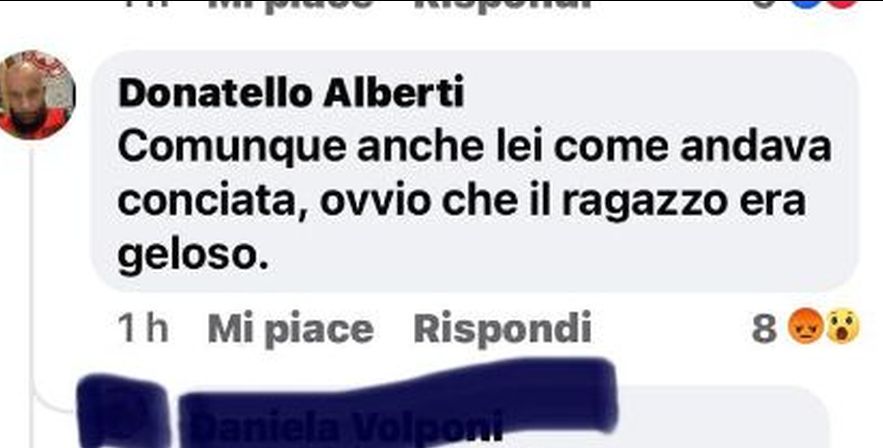 Commento choc sul femminicidio di Bologna, polemica su direttore Croce Bianca