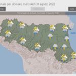 Allerta per temporali forti oggi e domani in tutta l’Emilia-Romagna