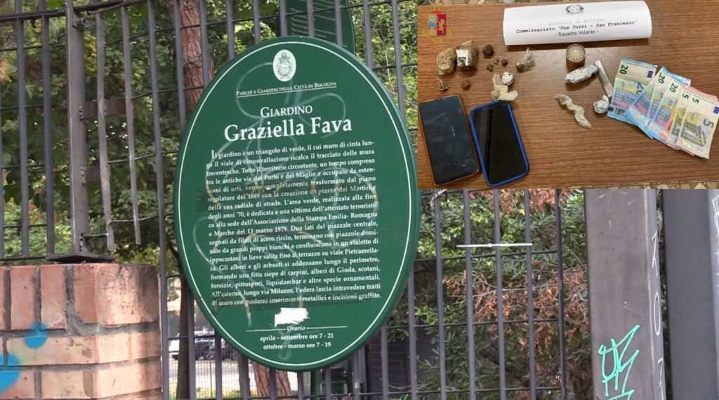 Droga sotterrata nel parco pubblico, spacciatore arrestato