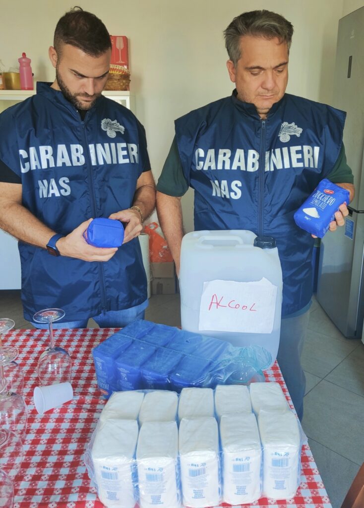 Controlli Nas in aziende vinicole, sequestri per un milione di euro