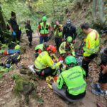 Ciclista cade in Appennino, interviene il Soccorso Alpino