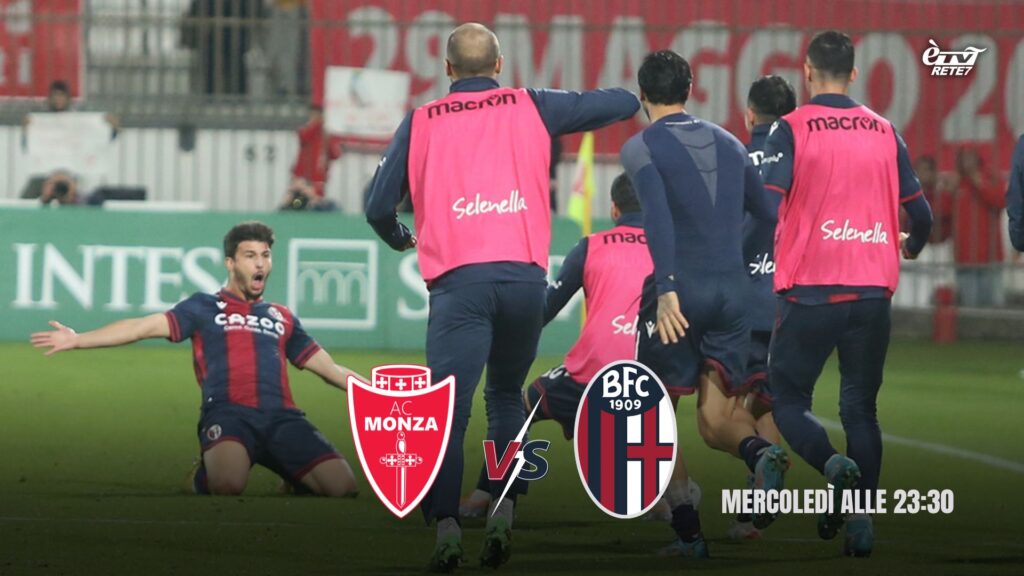 Domani sera alle 23.30 la differita di Monza-Bologna su E’Tv