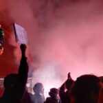 Fantoccio appeso della Meloni: misure cautelari per gli attivisti