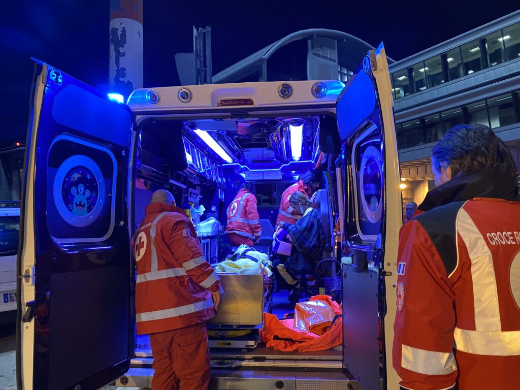 Aron, il paziente arrivato a Bologna con Rocketvan