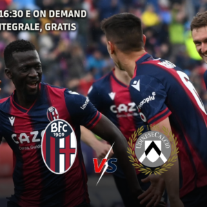 La replica di Bologna-Udinese martedì 4 alle 16:30 su ÈTV (Canale 10 DTT e On Demand)