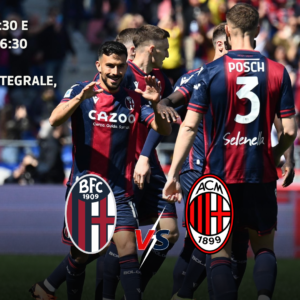 La replica di Bologna-Milan lunedì 17 alle 23:30 e martedì 18 alle 16:30 su ÈTV (Canale 10 DTT e On Demand)
