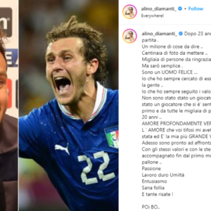 Bologna: l’ex Diamanti annuncia il ritiro dal calcio