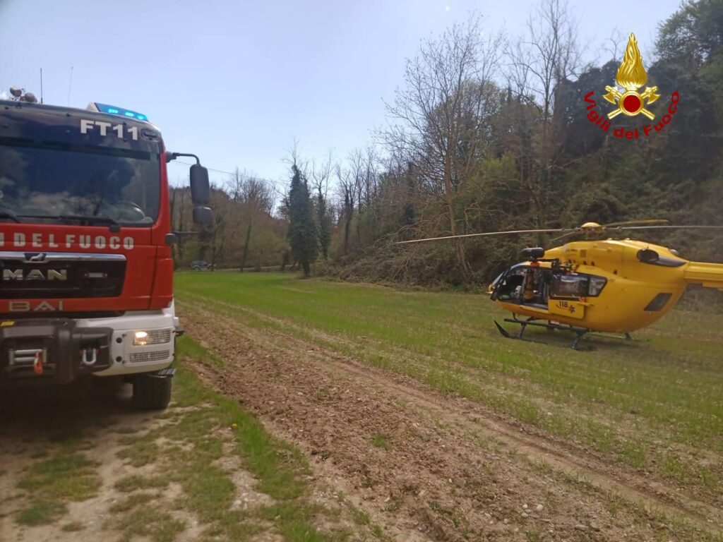 Pescatore cade nel Santerno, ora in gravi condizioni