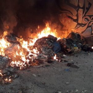 Incendio nei pressi della Bazzanese, nessun ferito