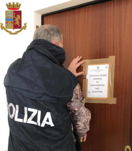Affittacamere abusivo riapre, polizia dispone nuova chiusura