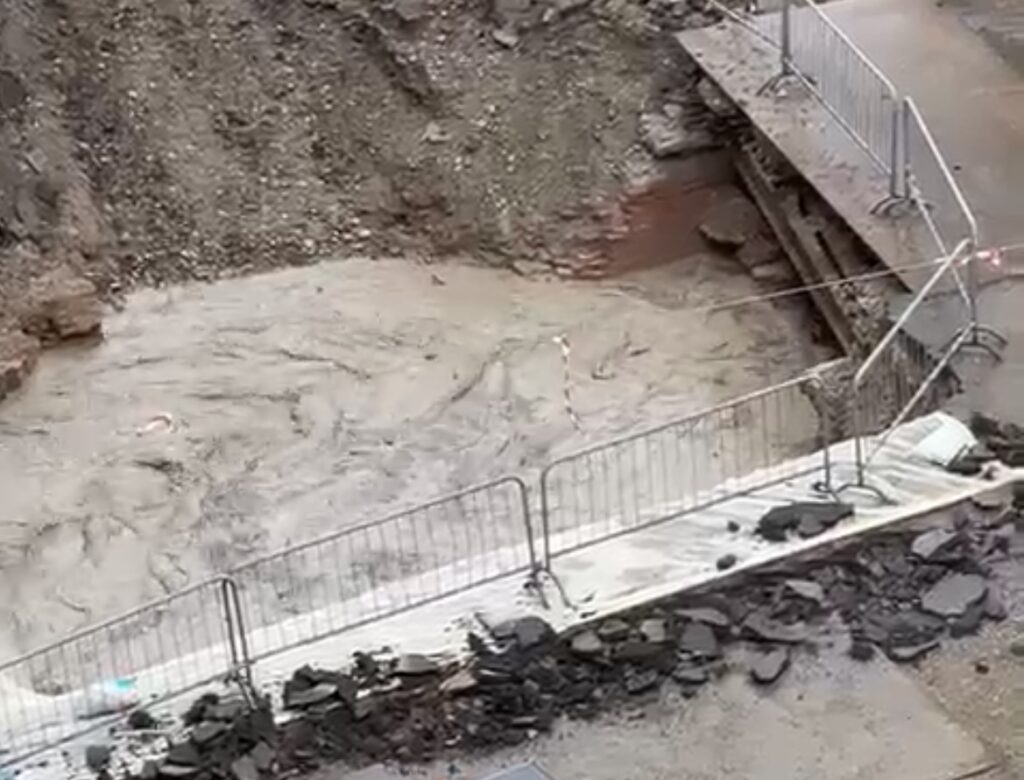 Ecco il Ravone dopo il temporale