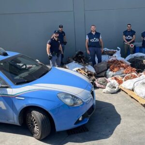 La Polizia sequestra oltre una tonnellata di rame