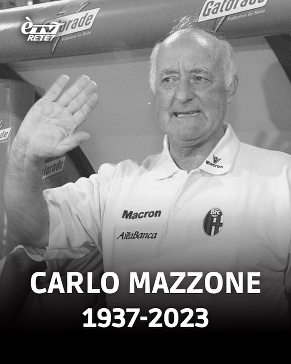 Addio a Mazzone: allenò anche il Bologna