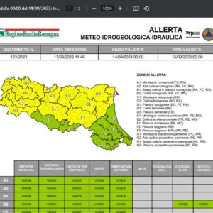 Arrivano i temporali, allerta gialla della Protezione Civile