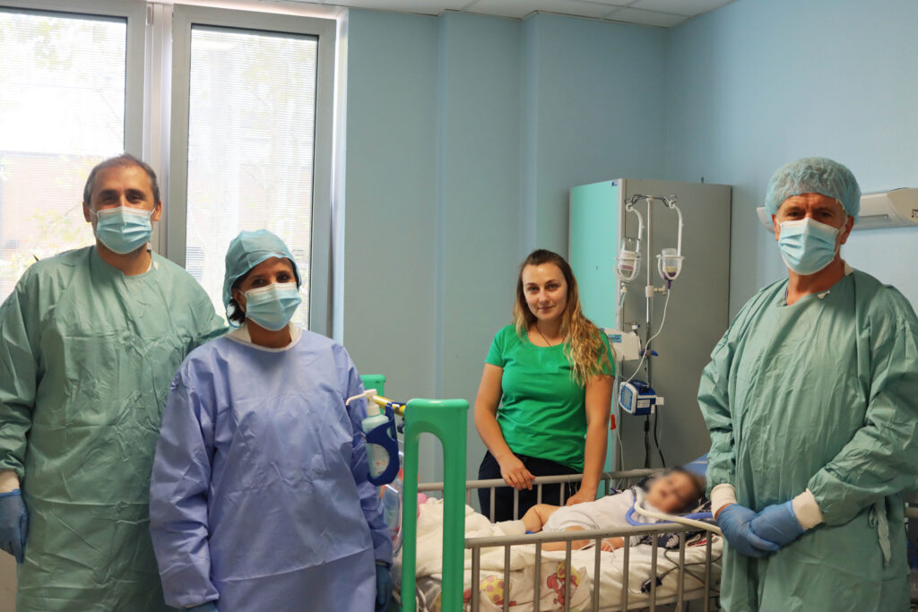 Bimbo ucraino con grave malattia preso in cura al S.Orsola di Bologna